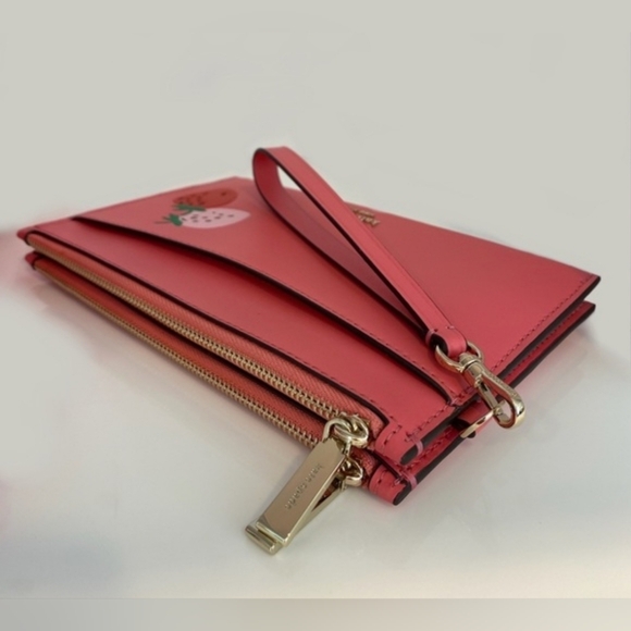 Kate Spade Picnic In The Park Double Zip Wristlet NWT - Picture 3 of 12